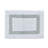 Broshous Premium 100% Cotton 2370 GSM 2-Piece Bath Rug Set, Ultra Plush Tufted Bathroom Mats, Super Absorbent OEKO-TEX® Certified, Reversible, Machine Washable, Spa-Like Comfort, White/Blue-631662330-601390766