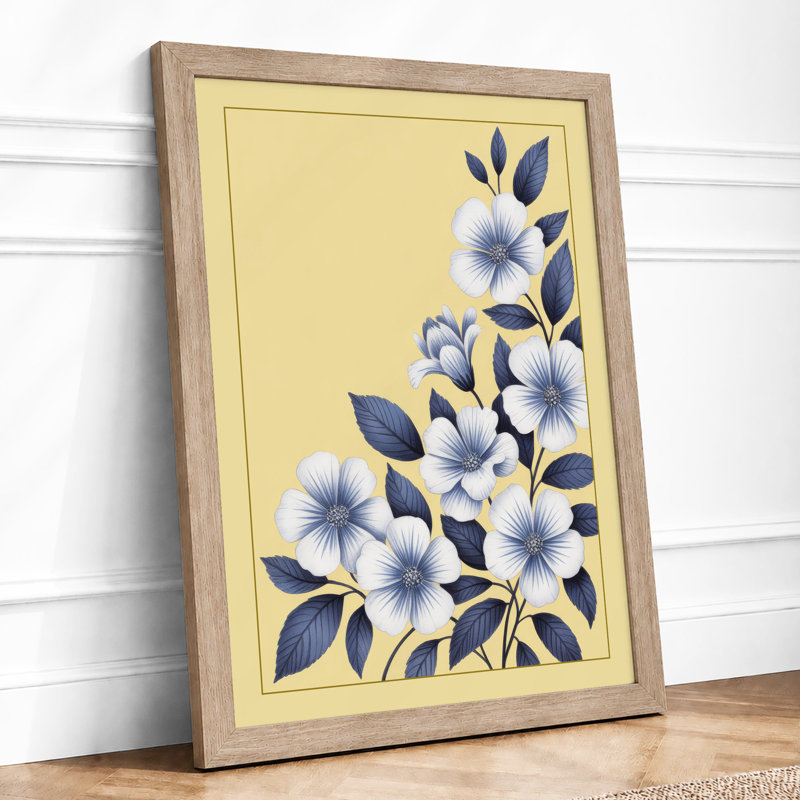 Ascending Bloom Botanical - Print, A1 - 84.1 x 59.4 cm, Oak