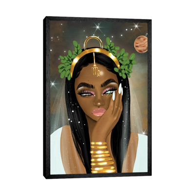 Virgo Babe 1 Piece Wall Art on Canvas