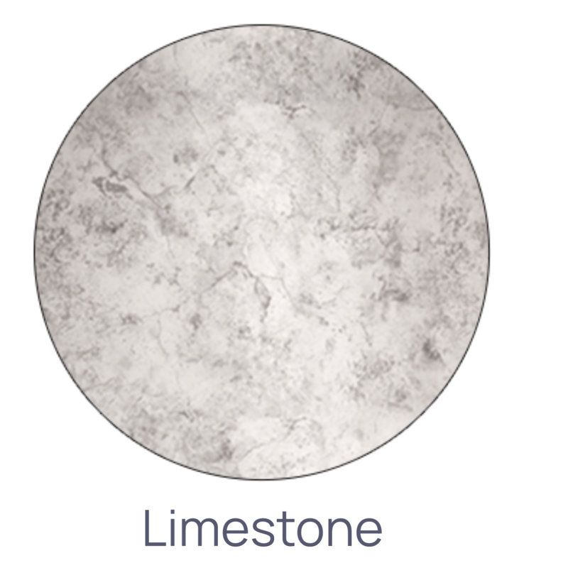12x12 Tile Limestone Acrylic Alcove Shower Walls