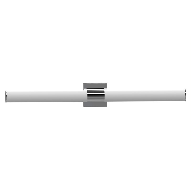 Applique murale en nickel brossé Orren Ellis, Nickel brossé