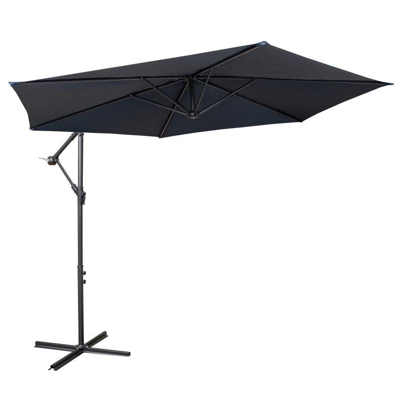 Samuel Alexander Cantilever Parasol, Blue, 270cm W x 300cm D
