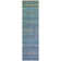 Machine Washable Indoor/Outdoor Xhevrie Teal Rug