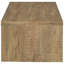 Table basse rectangulaire en bois d'ingénierie