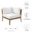 Modway Clearwater Outdoor Patio Teak Wood Corner Chair-1798563225
