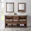Ensemble de meuble-lavabo double 62 po Asellus