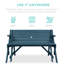 Table de pique-nique / banc de jardin-1044214231