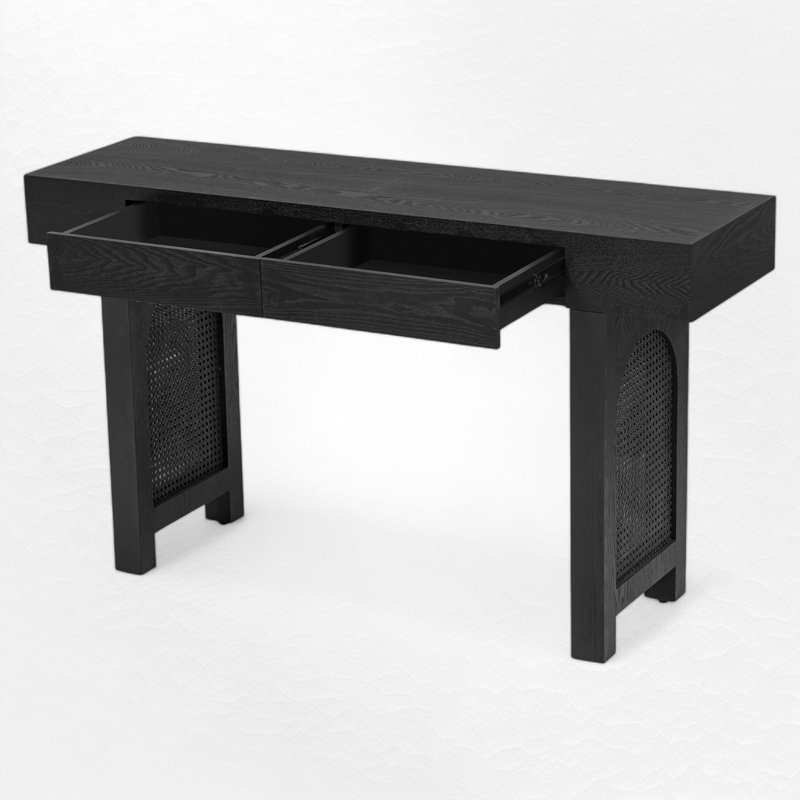 Console 51,93 po, Noir antique
