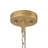 5 - Light Modern Tiered Alabaster Clouded Glass Drum Chandelier