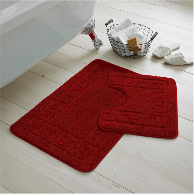 Bath Mat, Red