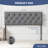 Tufted Upholstered Headboard – Adjustable Linen Design-1182413897