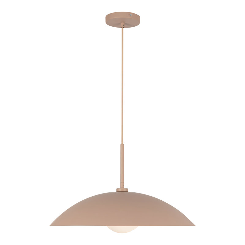 Huxley 19-In Pendant, Orange