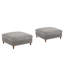 Rothsay Solid-Color Square Corduroy Ottoman(Set Of 2)-722625962
