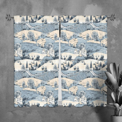 Tonasia Polyester Room Darkening Curtain Pair