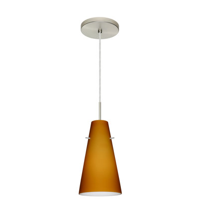 Luminaire suspendu 1 lumière à cône simple Canyon Creek