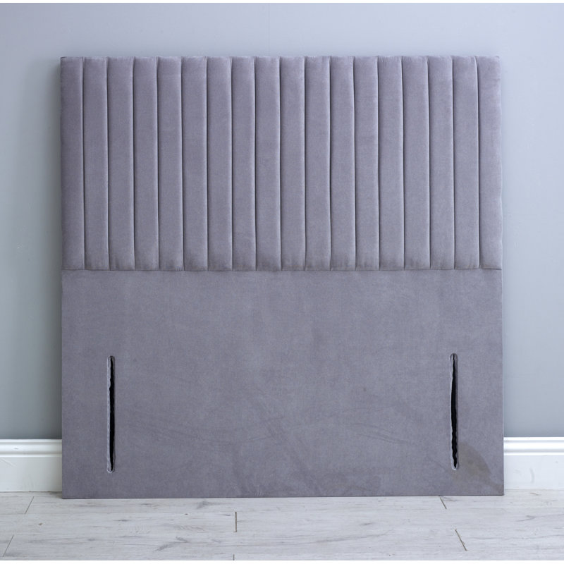 Wilmer Upholstered Headboard, Ashphalt, Small Double (4')