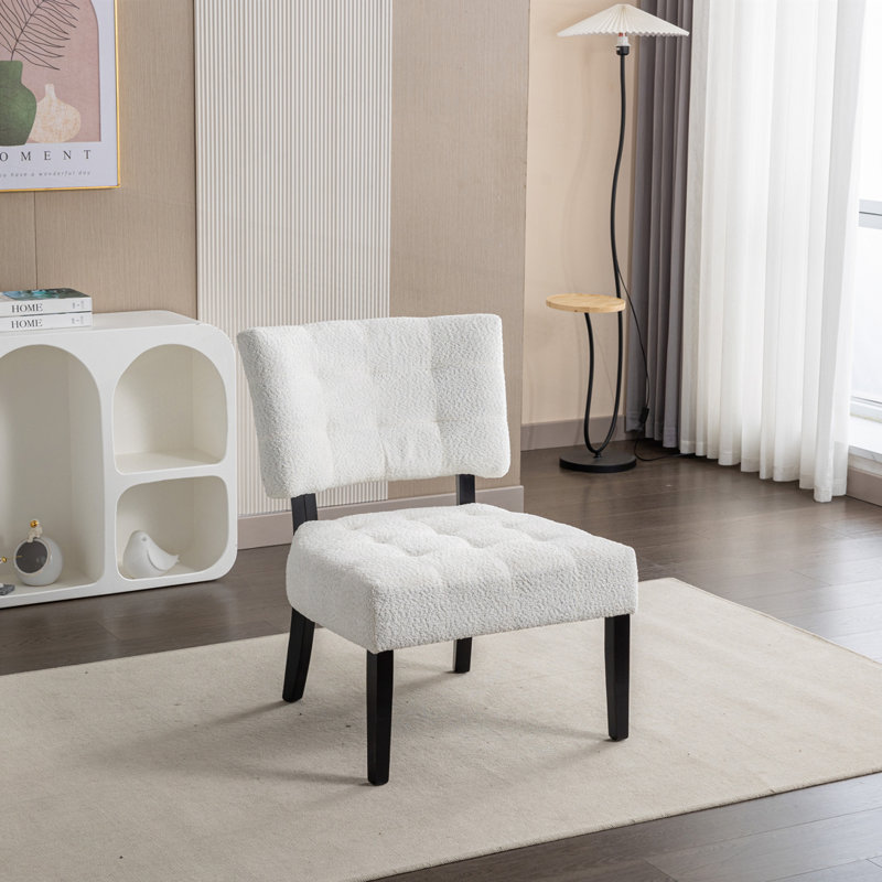 Fauteuil d'appoint capitonné avec sièges surdimensionnés Boucle