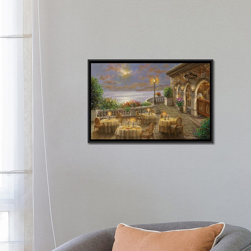 «A Romantic Dining Invitation» par Nicky Boehme, reproduction sur toile tendue sur châssis, H 18 po x l 26 po x P 1,5 po