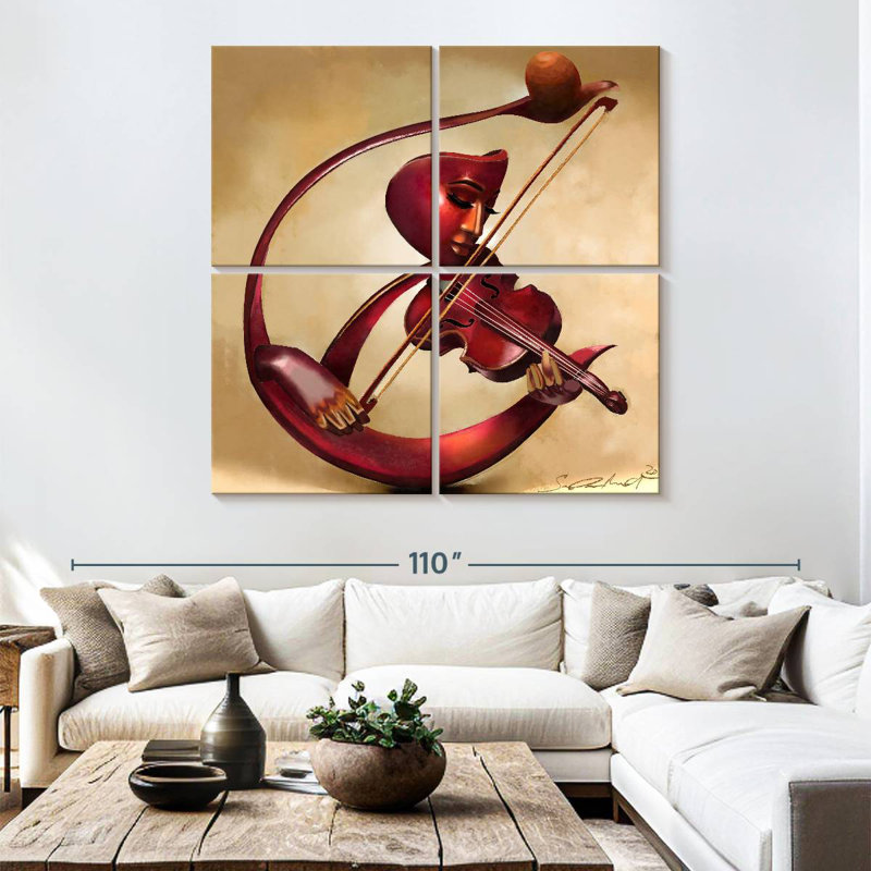 Leisha Ethereal Strings, 74'' H x 74'' W