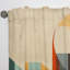 Full Moon Symphony Midcentury Abstract I - Rideau en velours abstrait - 1 panneau-112761101