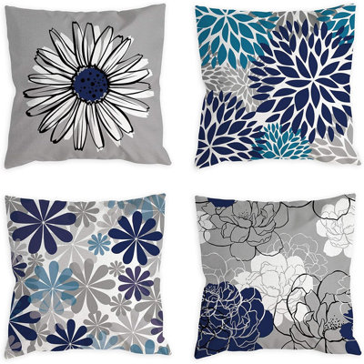  Decorative Throw Pillow Covers 18X18 Set Of 4