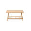 Banc de rangement en bois massif