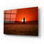 Art mural en verre Breakwater Bay «Sunrise At Ram Island Ledge» par Rick Berk-2085266875