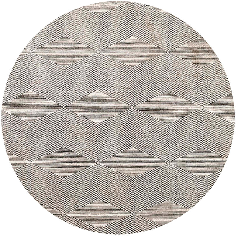 Dezstany Moroccan Indoor Rug, Round 4'