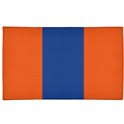 Orange tissé à plat