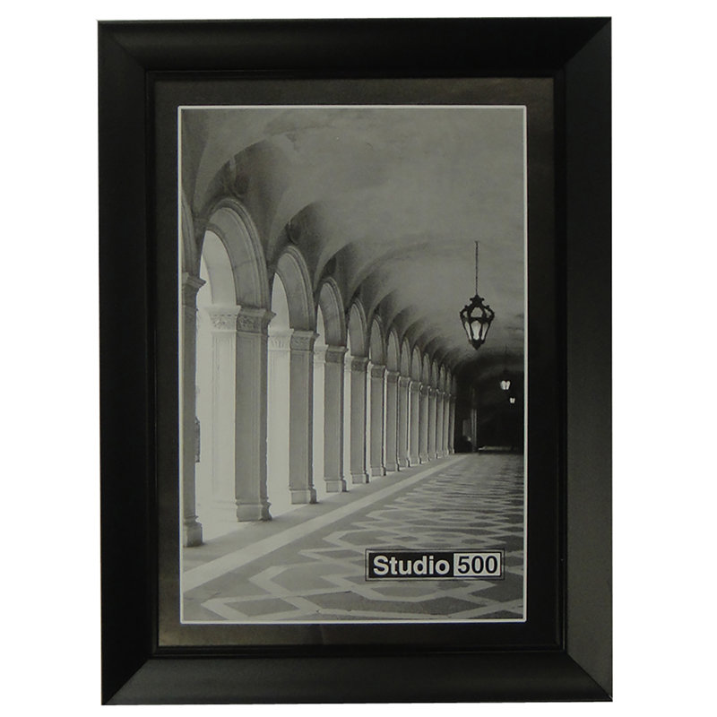 Cadre photo Glam Squad, Noir mat, 7 po x 5 po