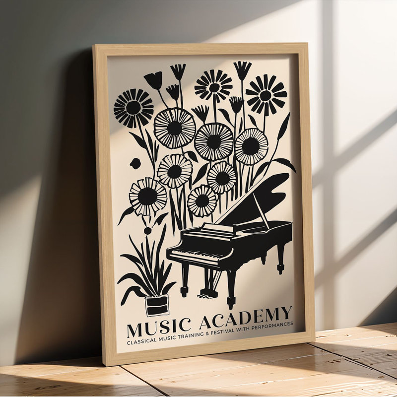 Elegant Decorative Framed Painting, 13.8 x 17.7 Inches | 100% MDF (Thickness: 0.8 Inches) & Sturdy Plastic Frame | Perfect Wall Art for Living Room, Bedroom, & Office Decor, Modern Aesthetic, Easy to Hang
