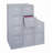 15'' Wide 4 -Drawer Steel File Cabinet-1371498874