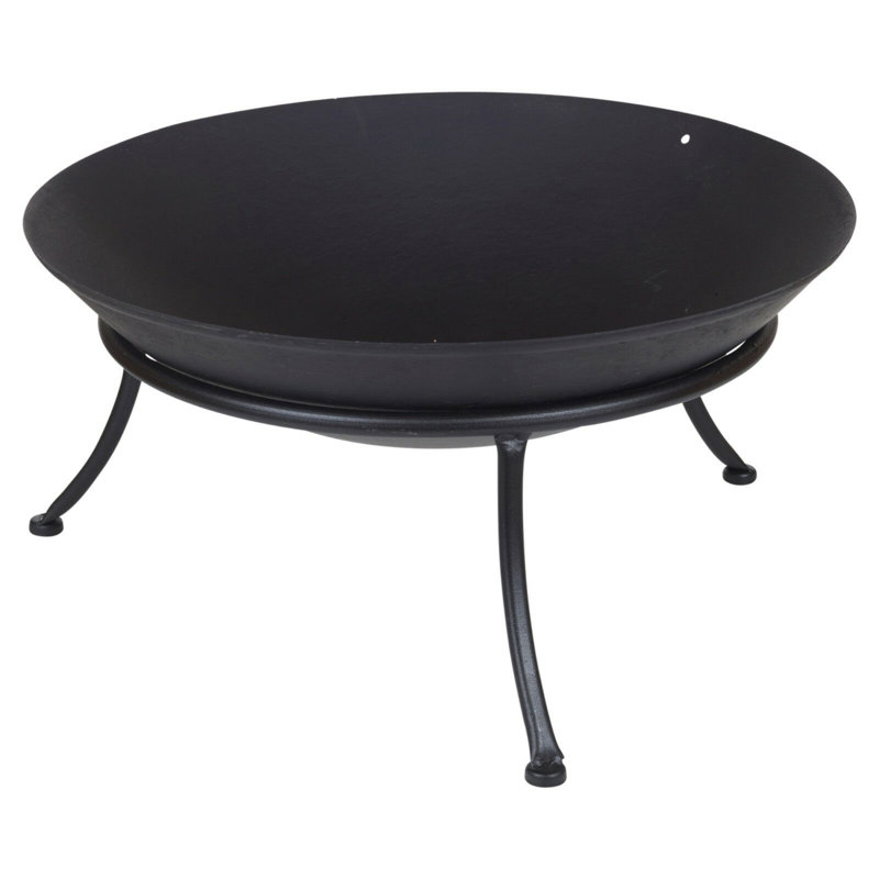 McKenzie Round Cast Iron Smokeless Fire Pit