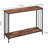 Console Table - Glass Shelf, Metal Frame