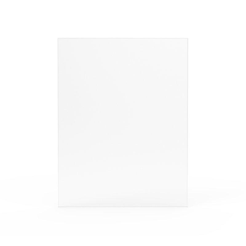 Wall-Mount/Window Signs Plexiglass Acrylic Feature 8-1/2" W x 11" H Portrait Frame Wall Mount