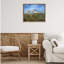 "White Longhorns over Hill", art mural sur toile flottant gris, design par Kathy Winkler-1273368230-1273698780