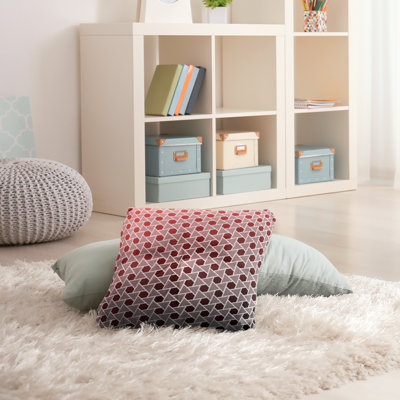 Hexagons and Triangles Floor Pillow