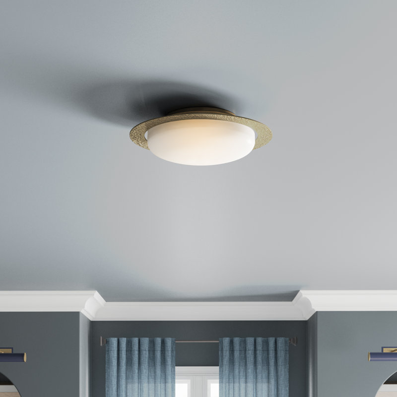 Oceanus 2 - Light 16.5" Semi Flush Mount, Sterling