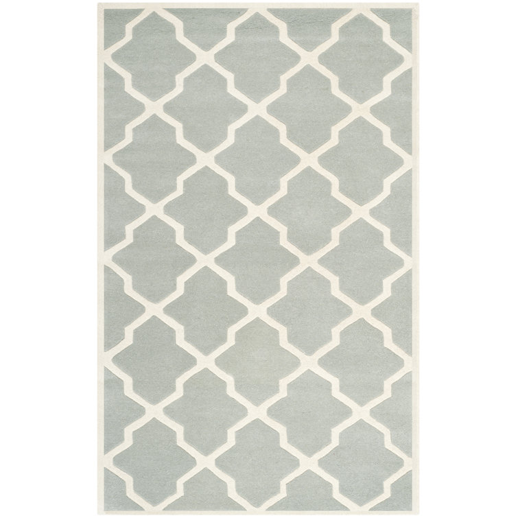Carolene Hand Tufted Wool Geometric Rug
