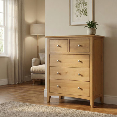 Censu Brackman Oak 2 Over 3 Chest