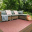 Doby Hand Woven Indoor / Outdoor Area Rug-1212289387