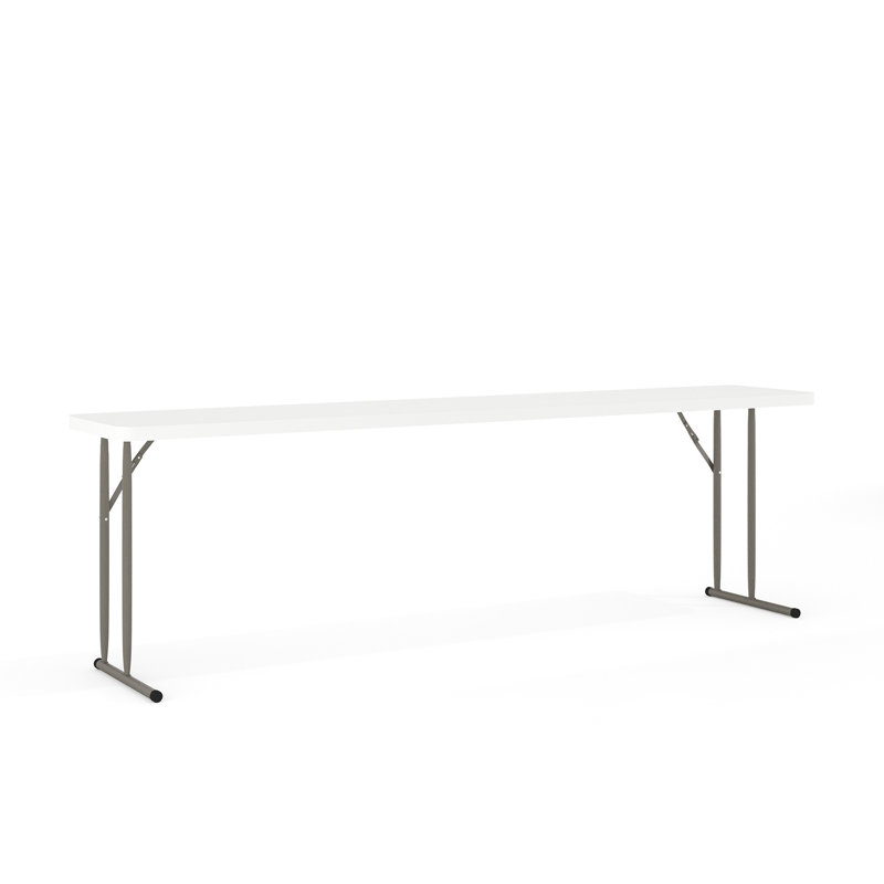 Noah Rectangular Plastic Folding Training and Event Table, 18" D x 96" W x 29" H