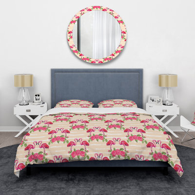 Polyester No Floral Duvet Cover