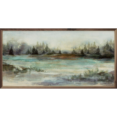 «River View 2 By Nina Blue» sur bois