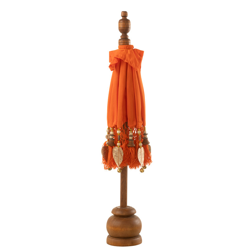 Annalysa 14cm Traditional Parasol, Orange