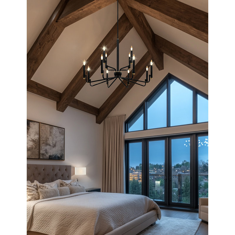 Bedford - Chandelier, 12 Lights, 66" H x 32" W x 32" D