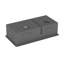 Évier de cuisine à double cuve encastrable 36 po x 19 po x 10 po noir bronze industriel avec deux cuves profondes de 10 po