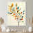 White Floater Framed