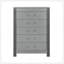Commode argent Lorenzo