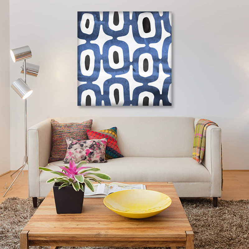 « mezzanine i », impression sur toile, H 26 po x l 26 po x P 1,5 po, Pas de tapis, Toile tendue